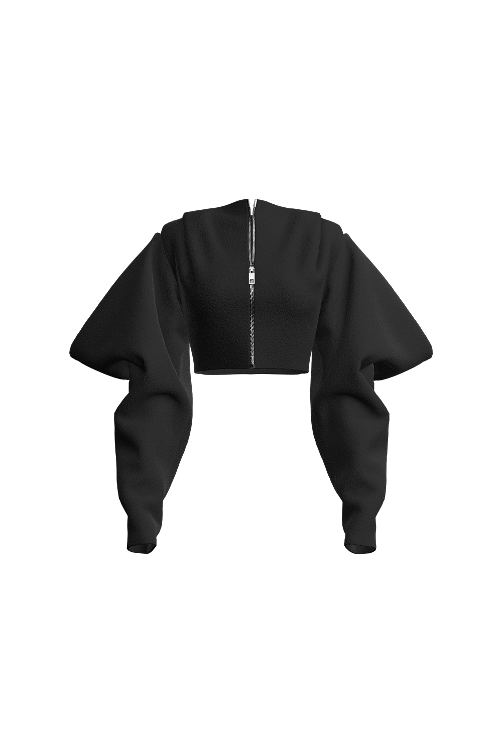 Alternative view of BLACK WOOL JACKET